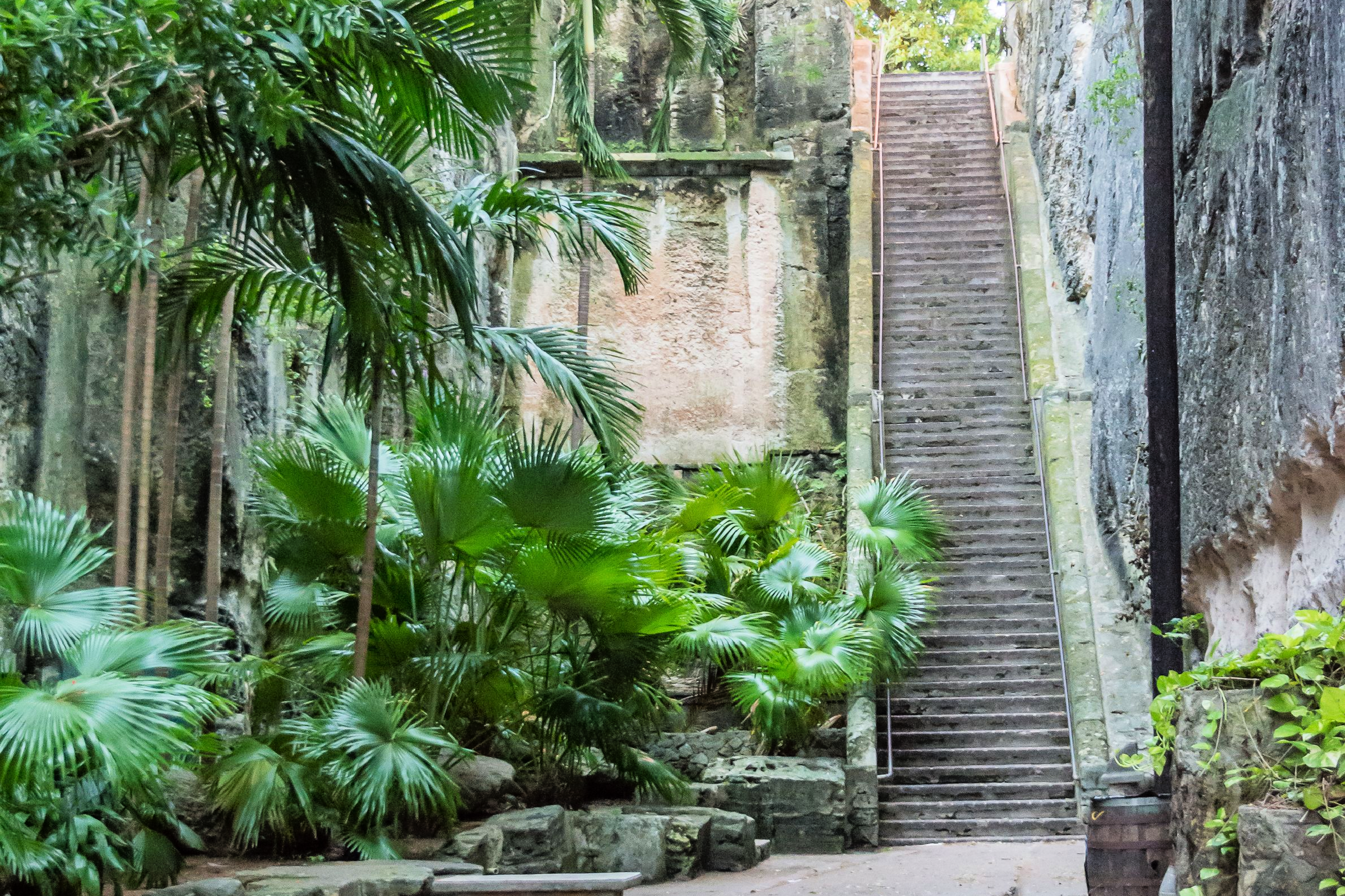 The Queenâs Staircase at New Providence Island